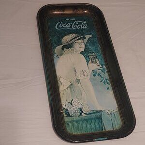 1972 COCA-COLA Tin Metal Tray